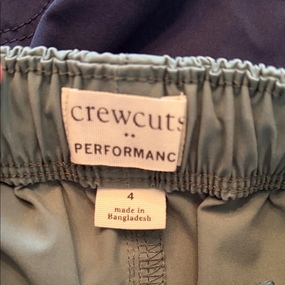 Crewcuts Boy’s Tech Performance Shorts in Sage, Navy, Khaki, and Light Gray - Picture 2 of 10